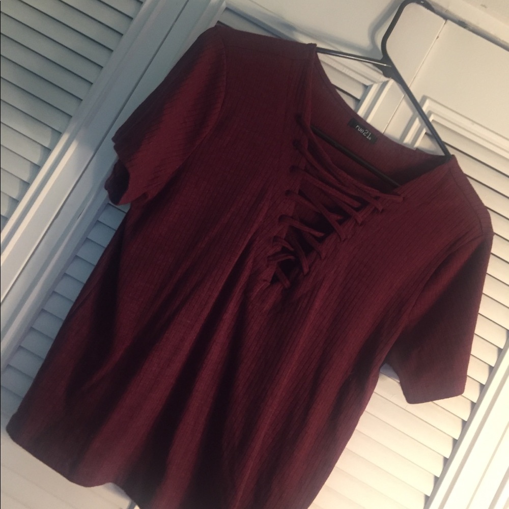 Crop red top